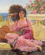 John William Godward Flabellifera china oil painting artist